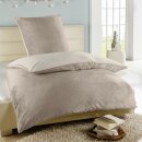 Wende-Bettwäsche Cashmere Touch - Wolkenschloss - Natur - Taupe