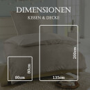 Wende-Bettwäsche Cashmere Touch - Wolkenschloss - Natur - Taupe