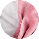 Wende-Bettwäsche 2-teilig "Cashmere Touch" 135x200/80x80cm Silber/Rose