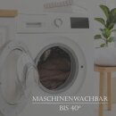 Wende-Bettwäsche 2-teilig "Cashmere Touch" 135x200/80x80cm Weiß/Grau