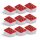 Frischhaltedosen 1,25L - Erdbeere - 20x13cm (9er Pack)