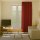 Gardine Blickdicht "Ellen" mit Universalband - 140x175 cm - Rot