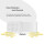 BH Verlängerung 9,5cm 9,5cm x 3,2cm (1 Stück) Weiß