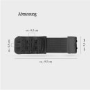 BH Verlängerung 9,5cm 9,5cm x 2,5cm (3 Stück) Schwarz