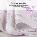 Tischdecke mit brillantem Druck Weiß (Blume  80 x 80cm