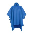 Regenponcho mit Kapuze - Blau