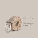 Stretchgürtel - 85cm - Beige