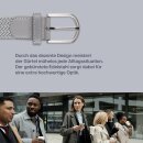 Stretchgürtel - 85cm - Silber
