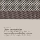 Stretchgürtel geflochten aus Stoff "Stretch" Unisex Taupe 85cm