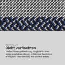 Stretchgürtel aus Stoff stufenlos Grau/Blau/Schwarz 85cm