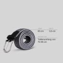 Stretchgürtel - 85cm - Weiß & Schwarz