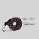 Stretchgürtel - 85cm - Braun & Grau