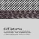 Stretchgürtel aus Stoff stufenlos Braun & Grau 85cm