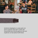 Stretchgürtel geflochten aus Stoff "Stretch" Unisex Braun & Grau 85cm