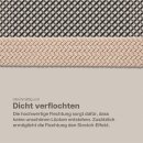 Stretchgürtel aus Stoff stufenlos Beige 105cm