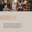 Stretchgürtel geflochten aus Stoff "Stretch" Unisex Beige 105cm