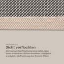 Stretchgürtel aus Stoff stufenlos Creme 105cm