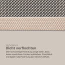 Stretchgürtel geflochten aus Stoff "Stretch" Unisex Creme 105cm