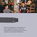 Stretchgürtel geflochten aus Stoff "Stretch" Unisex Anthrazit 105cm