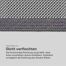 Stretchgürtel geflochten aus Stoff "Stretch" Unisex Weiß & Schwarz 105cm