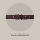 Stretchgürtel - 125cm - Dunkelbraun