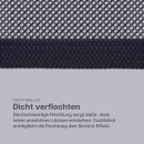 Stretchgürtel geflochten aus Stoff "Stretch" Unisex Dunkelblau 125cm