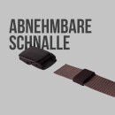 Stoffgürtel 130 x 3,0cm - Braun