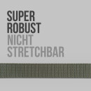 Stoffgürtel 130 x 3,0cm - Olivgrün