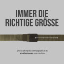 Stoffgürtel 130 x 3,0cm - Olivgrün
