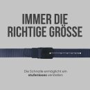 Stoffgürtel 130 x 3,8cm - Blau
