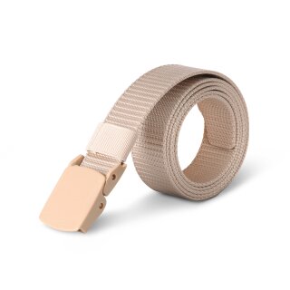 Stoffgürtel 130 x 3,8cm - Beige