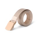 Stoffgürtel 130 x 3,8cm - Beige