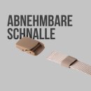 Stoffgürtel 130 x 3,8cm - Beige