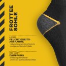 Sneaker Arbeits-Socken - 3er Pack - 43-46 - Schwarz
