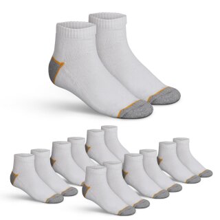 Sneaker Arbeits-Socken - 6er Pack - 39-42 - Weiß