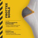 Sneaker Arbeits-Socken - 6er Pack - 39-42 - Weiß