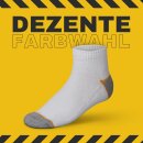 Sneaker Arbeits-Socken - 6er Pack - 39-42 - Weiß
