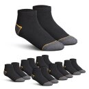 Sneaker Arbeits-Socken - 6er Pack - 39-42 - Schwarz