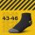 Sneaker Arbeits-Socken - 6er Pack - 43-46 - Schwarz