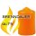 Stumpenkerzen Ø4xH6cm 6er-Pack Orange