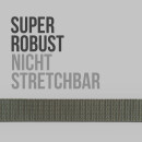Stoffgürtel "mit abnehmbarer Schnalle" - 5er Set - 130 x 3,8cm