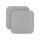 Stuhlkissen Struktur "2er Pack" Hellgrau 38x38x2cm (2er Pack)