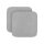 Stuhlkissen Struktur 38x38 cm Hellgrau 2er Pack