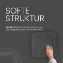 Stuhlkissen Struktur 38x38 cm Anthrazit 2er Pack