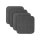 Stuhlkissen Struktur 38x38 cm Anthrazit 4er Pack