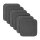 Stuhlkissen Struktur 38x38 cm Anthrazit 6er Pack