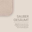 Stuhlkissen Struktur "2er Pack" Creme 38x38x2cm (2er Pack)