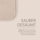 Stuhlkissen Struktur 38x38 cm Creme 2er Pack