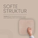 Stuhlkissen Struktur 38x38 cm Beige 4er Pack