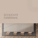 Stuhlkissen Struktur 38x38 cm Beige 4er Pack